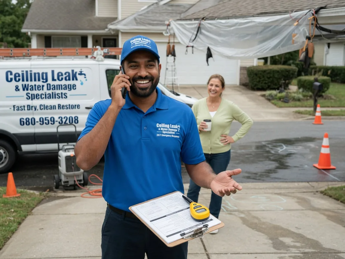 Ceiling Leak Cleanup Greenfield, OH FAQs